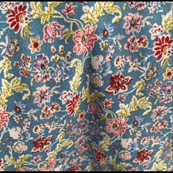 Blue Floral Dress - Picture 3 of 4